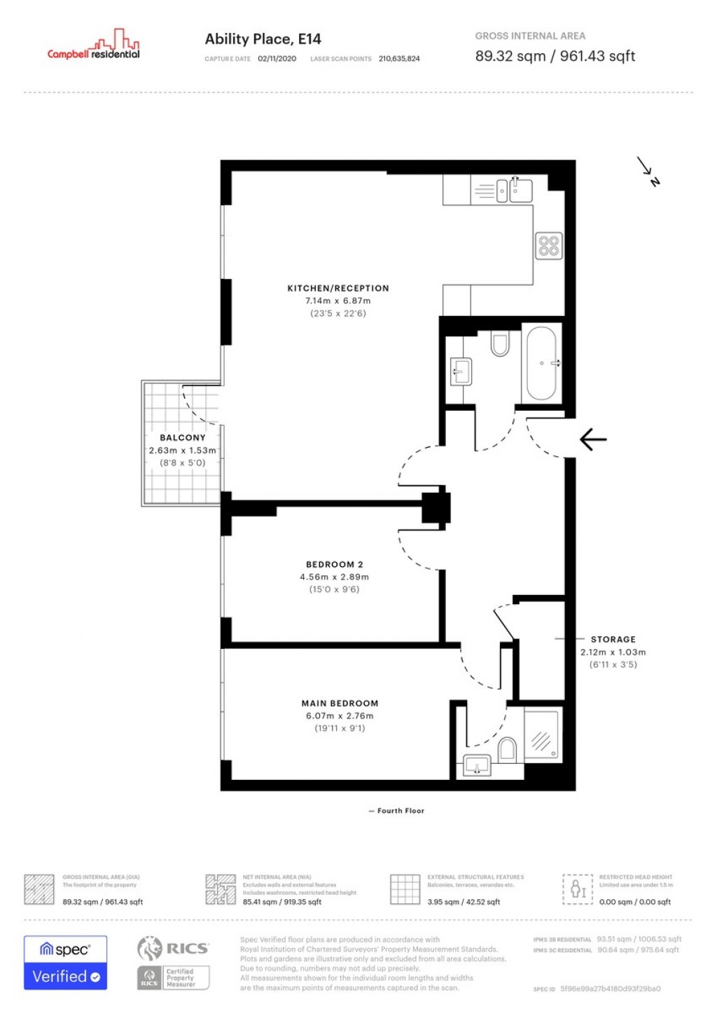 Floorplans For Ability Place Millharbour, London, E14 9DF