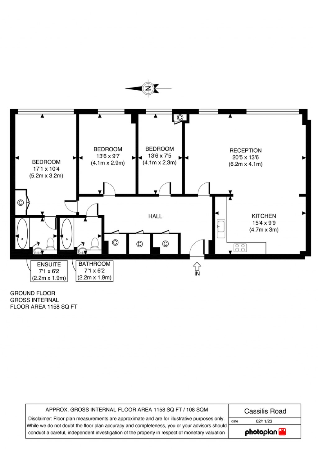 Floorplans For Turner House Cassilis Road London E14 9JL