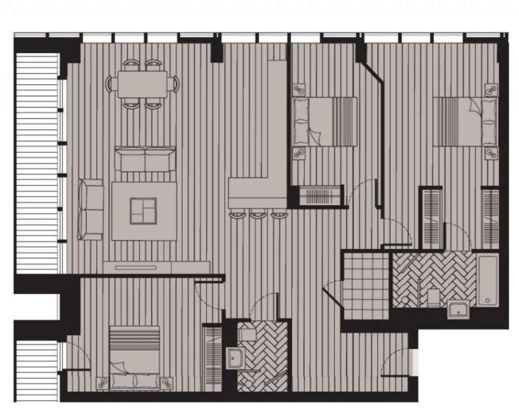 Floorplans For The Stage 22 Hewett Street London EC2A 3NL