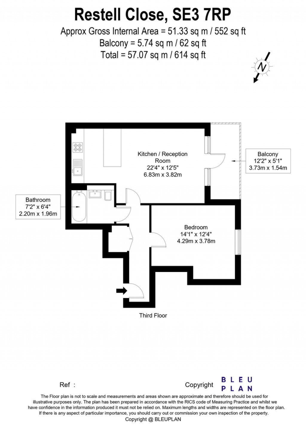 Floorplans For Seren Park Gardens Restell Close London SE3 7RP