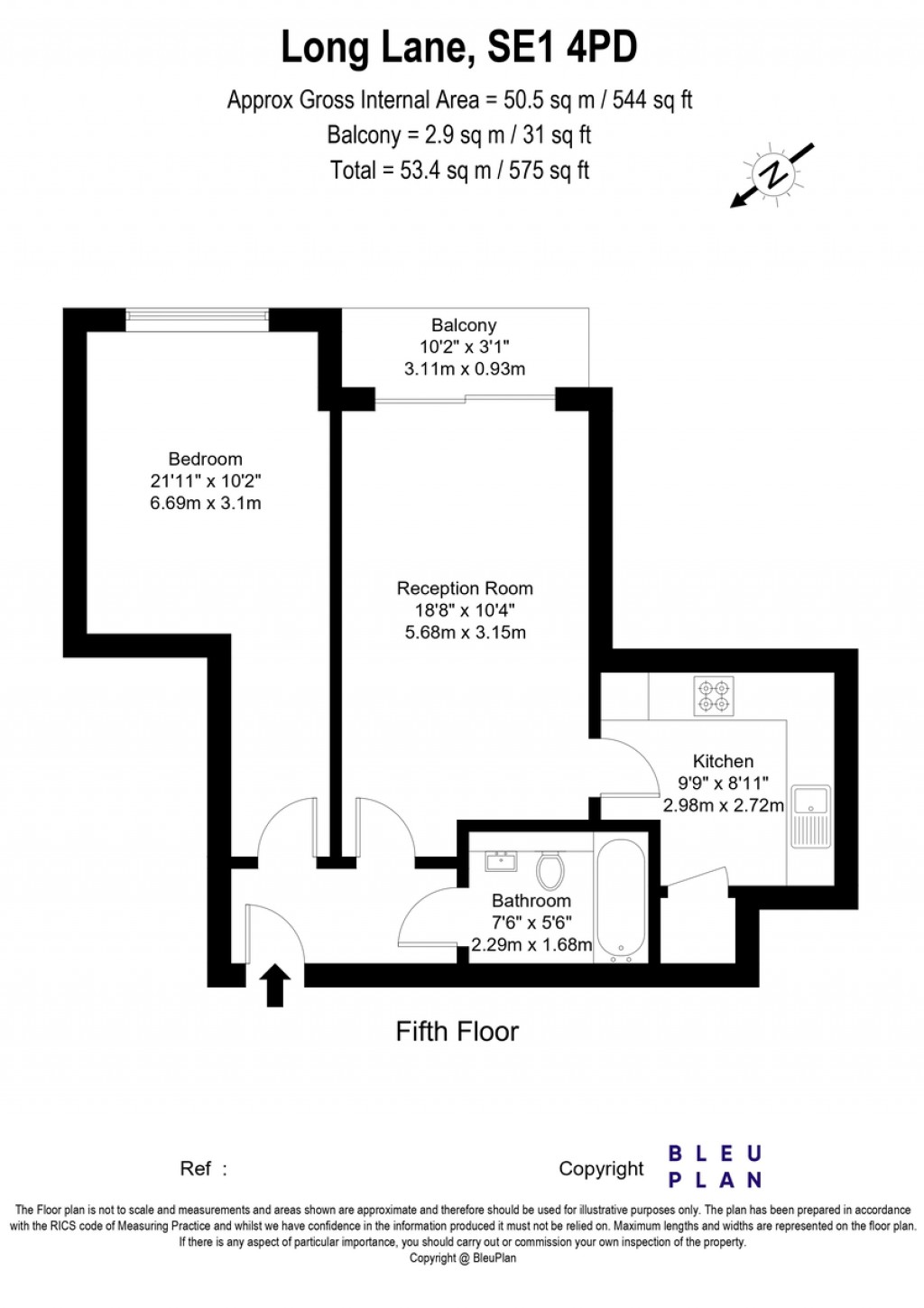 Floorplans For 193 - 197 Long Lane Bermondsey London SE1 4PD